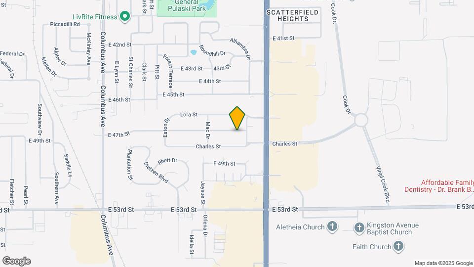 2025 E 47th St Map and Location Details