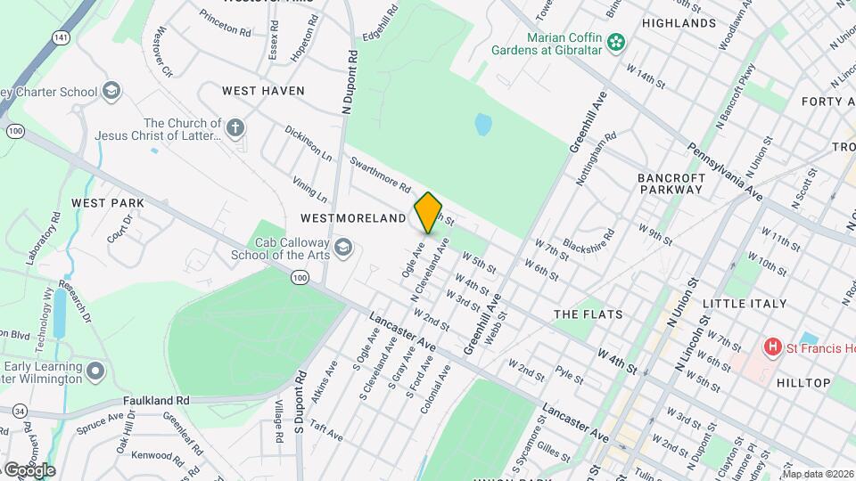 418 N Ogle Ave Map and Location Details