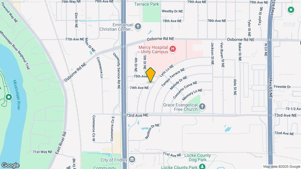 7400 Lyric Ln NE Mapa y Detalles de la Ubicación