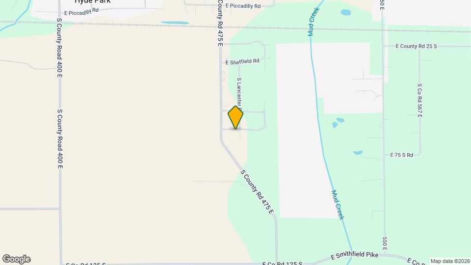 7709 E Gloucester Rd Map and Location Details