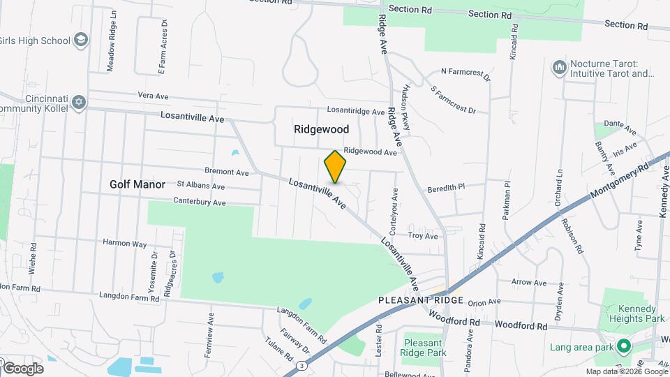 2858 Losantiville Ave Map and Location Details