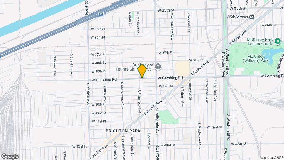 2855 W Pershing Rd, Unit 2 Map and Location Details