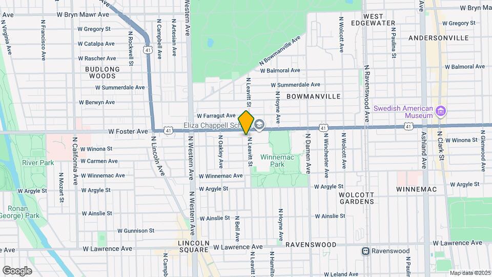 5146 N Leavitt St Map and Location Details