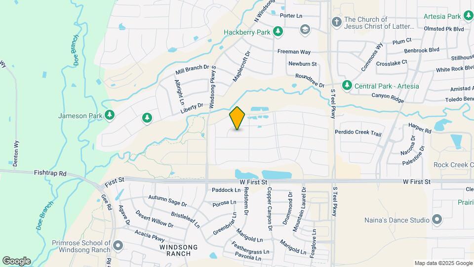 4160 Dewberry Ln Map and Location Details