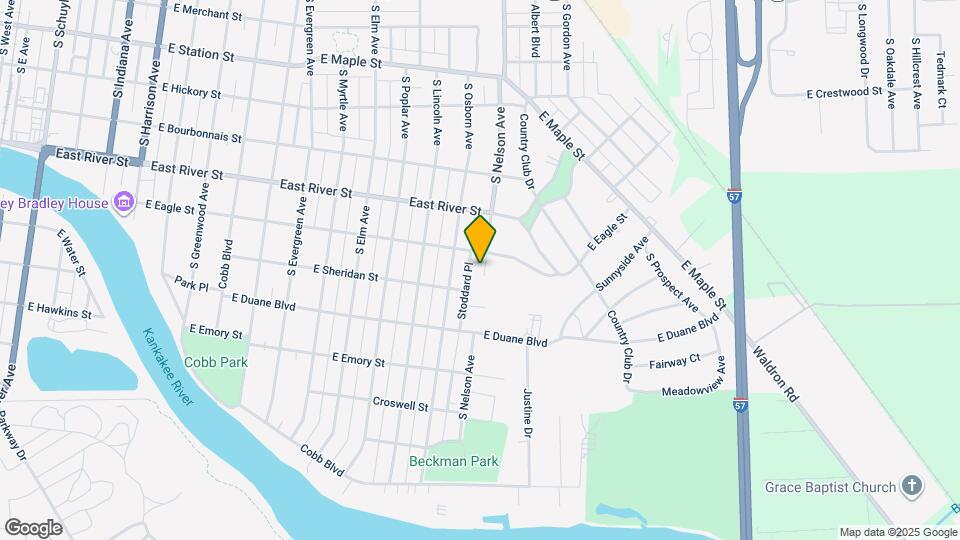 755 S Nelson Ave Map and Location Details