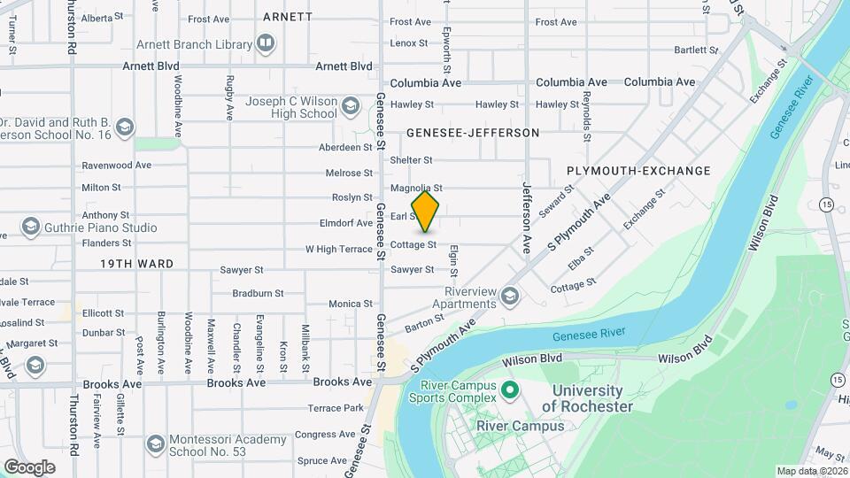 444-446-446 Cottage St Map and Location Details