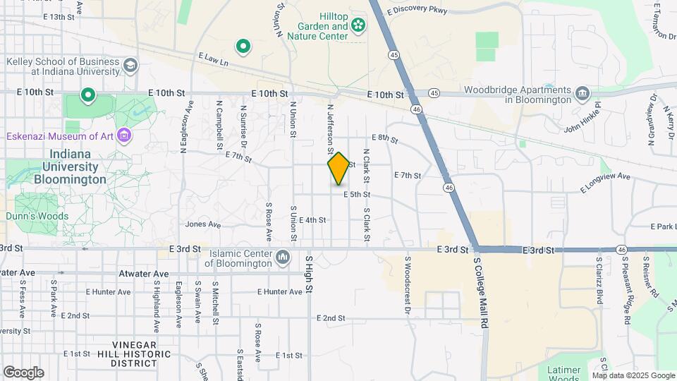 2205 E 5th St Map and Location Details