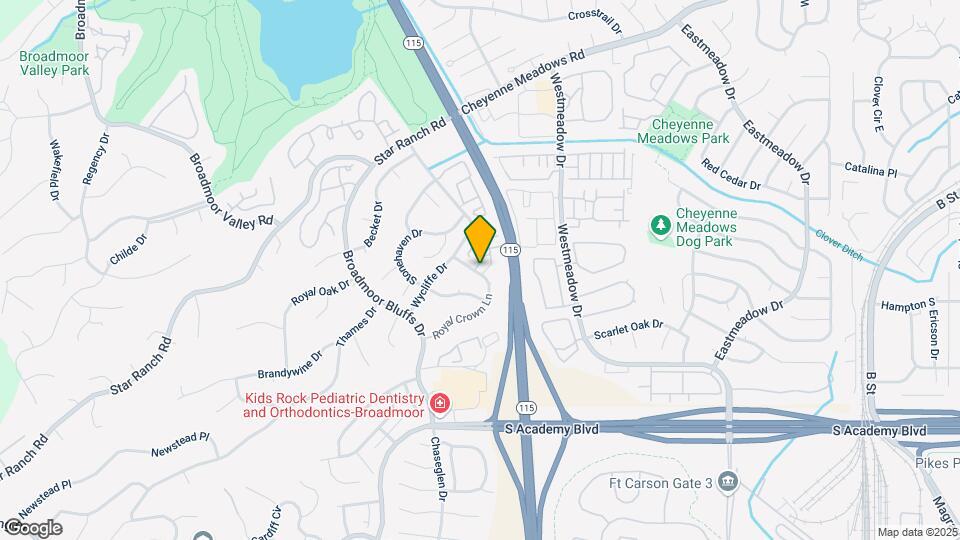 4125 Little Crown Ln Map and Location Details