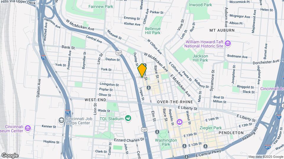 1827 Campbell St Map and Location Details