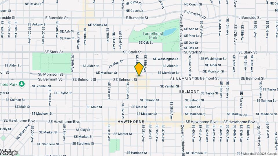 3401-3419 SE Belmont St Map and Location Details