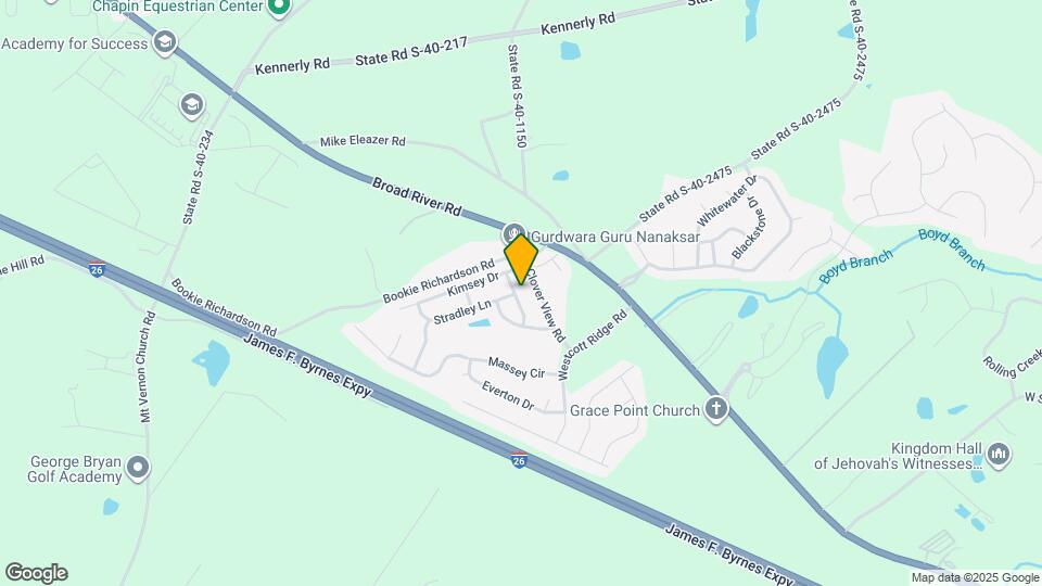 825 Burnview Ln Map and Location Details