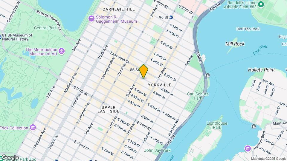 318-320 E 85th St Mapa y Detalles de la Ubicación