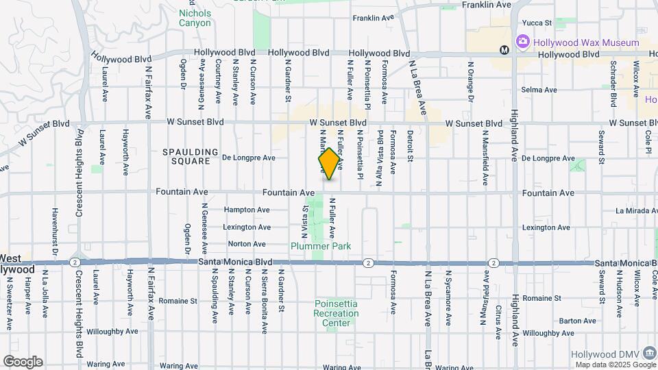 1312 N Martel Ave Map and Location Details