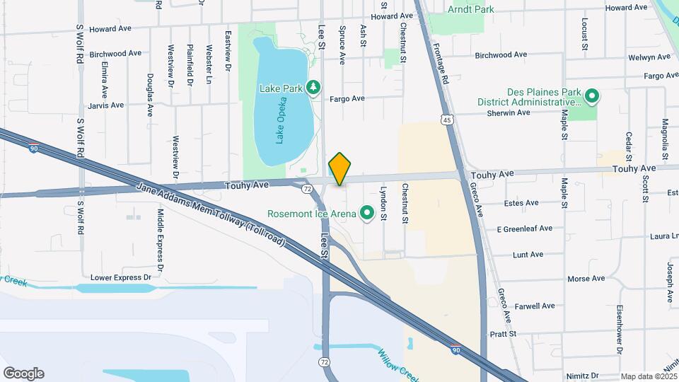 Furnished Studio-Chicago - O'Hare - North Mapa y Detalles de la Ubicación