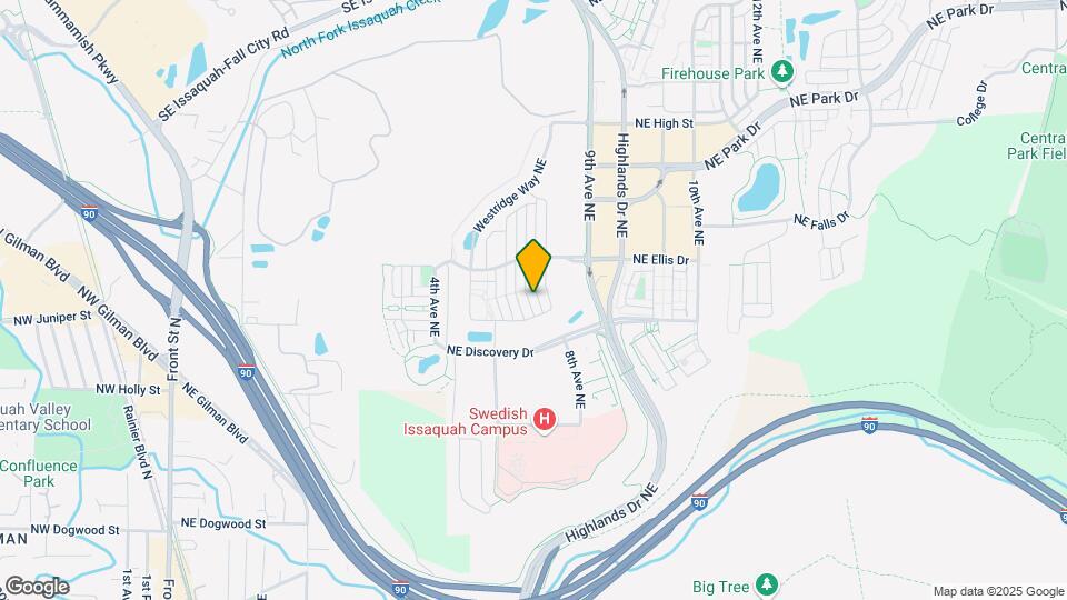 Westridge Townhomes - South Map and Location Details