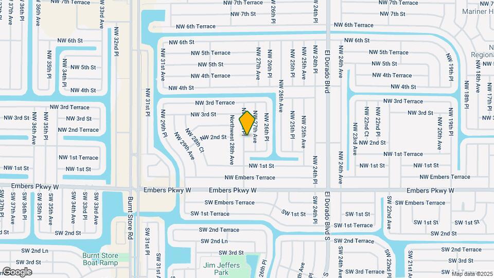 129 NW 27th Pl Map and Location Details