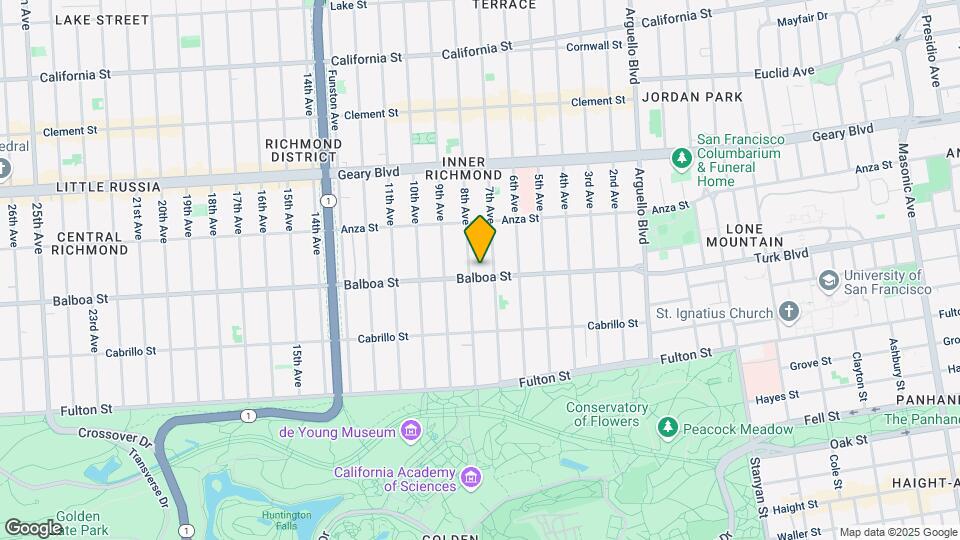 632-636 Balboa St Map and Location Details
