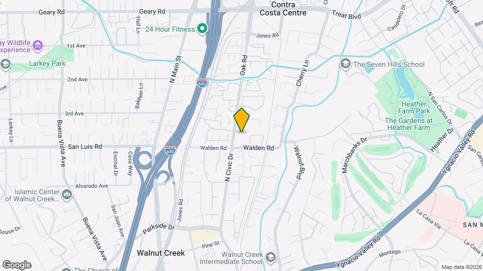 2530 Oak Rd Map and Location Details