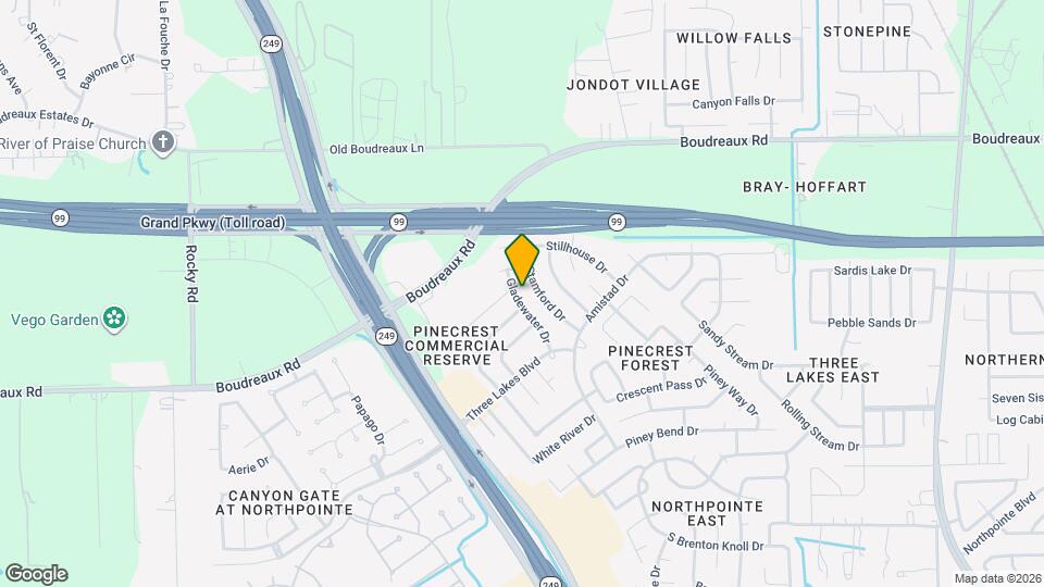 19518 Gladewater Dr Map and Location Details