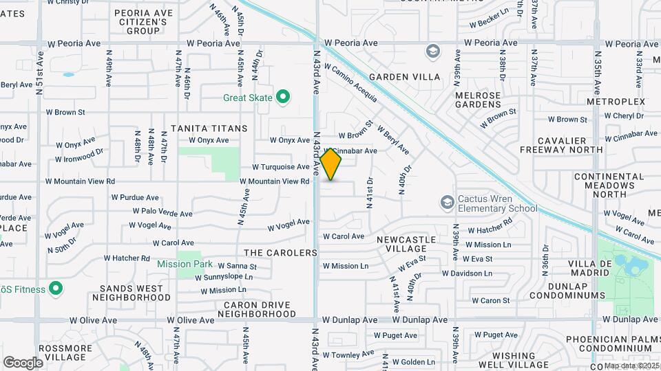 4239 W Mountain View Rd Map and Location Details