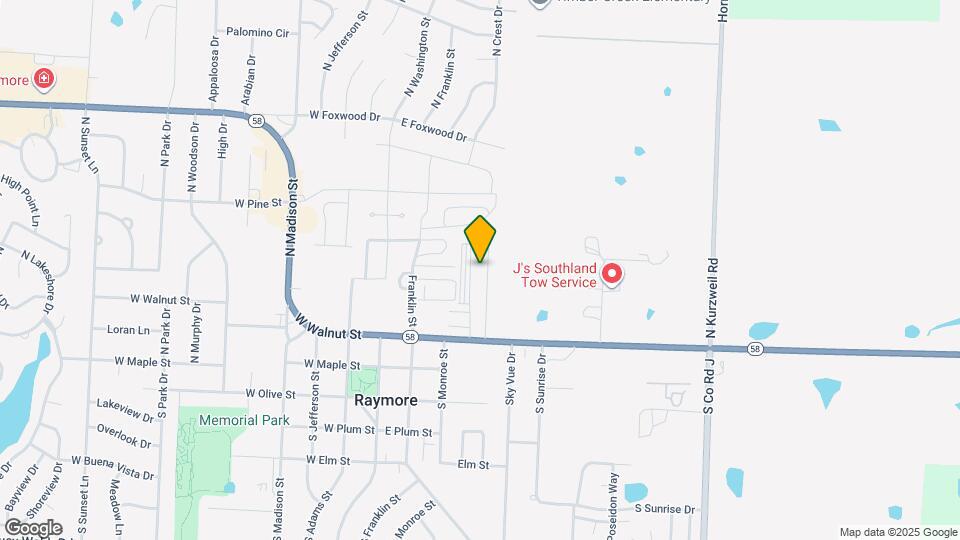 144 N Crest Dr Map and Location Details