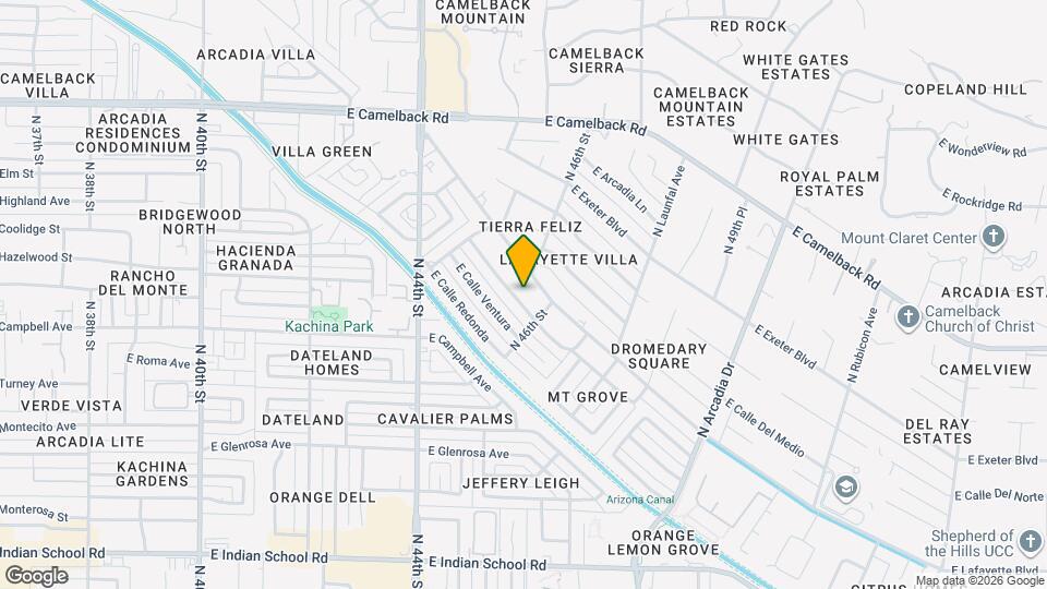 4570 E Calle Tuberia Mapa y Detalles de la Ubicación