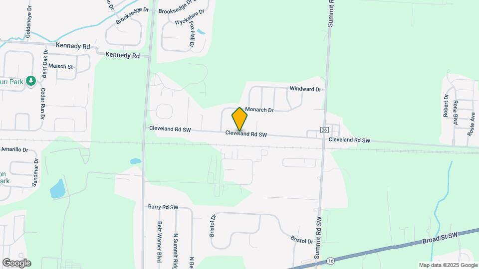 14497 Cleveland Rd SW Map and Location Details