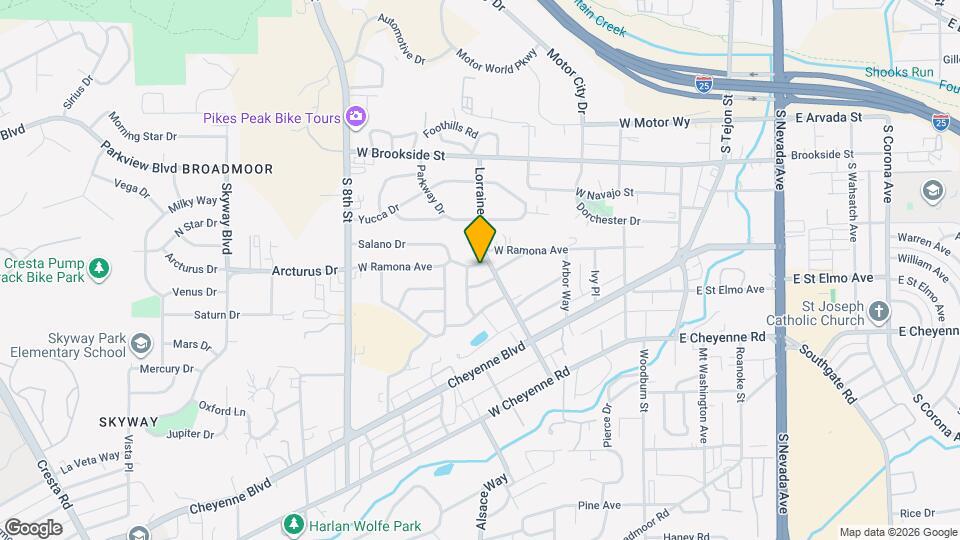 325 W Ramona Ave Map and Location Details