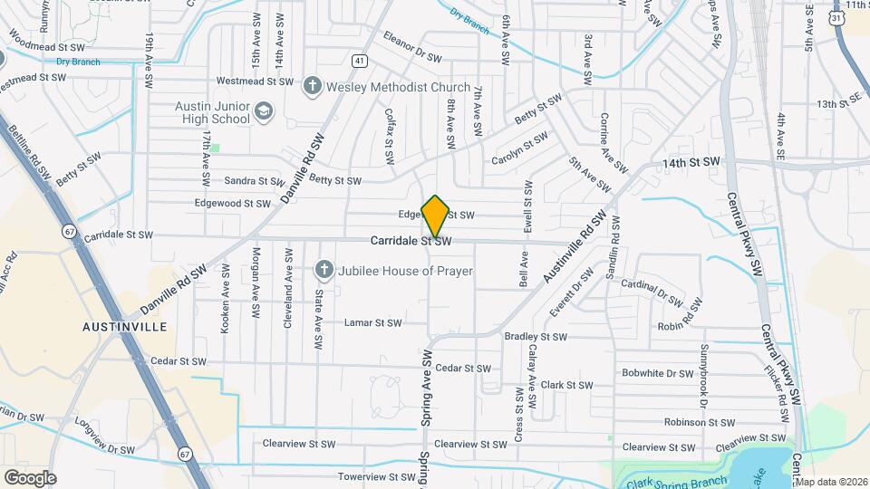 825 Carridale St SW Map and Location Details