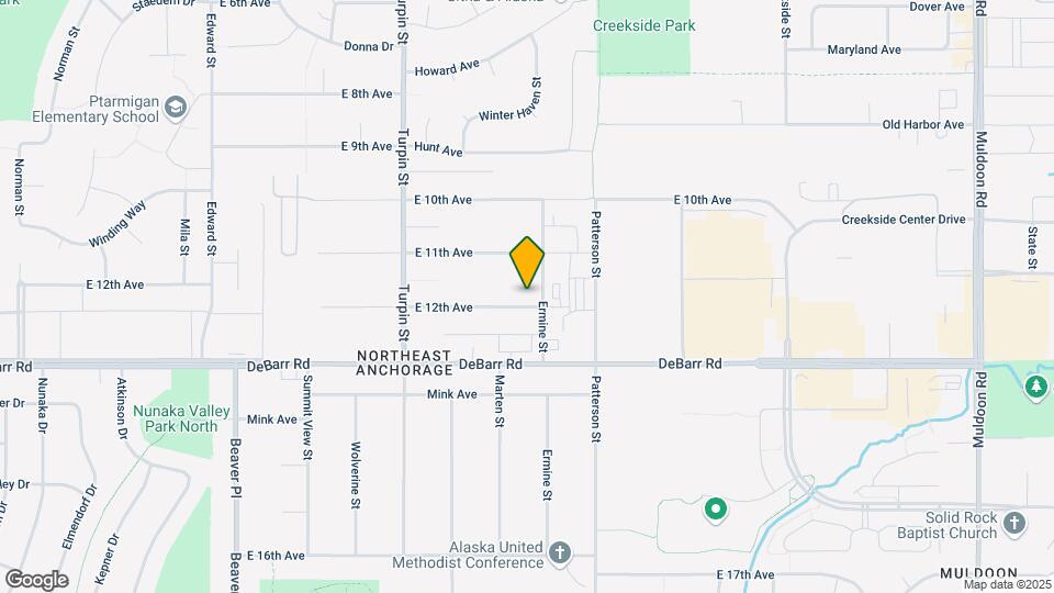 6931 E 12th Ave-Unit -A Map and Location Details