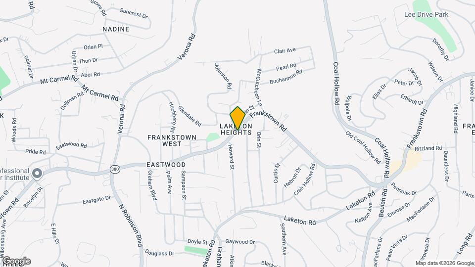 9922 Frankstown Rd Map and Location Details