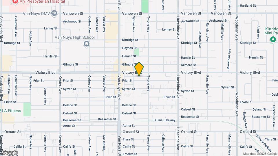 14345 Friar St Map and Location Details