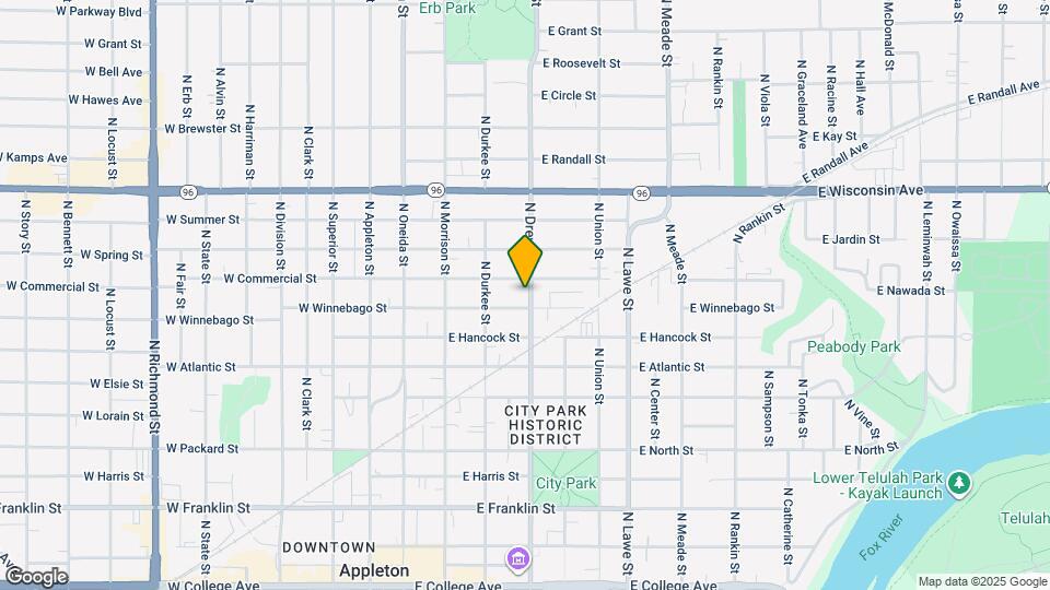 909 N Drew St Map and Location Details
