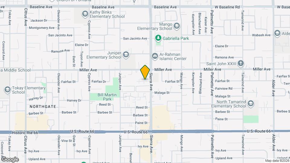 16859 Fairfax St Mapa y Detalles de la Ubicación