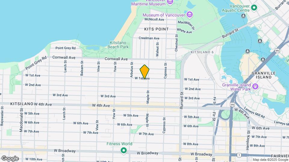 2016 W 1st Ave Map and Location Details