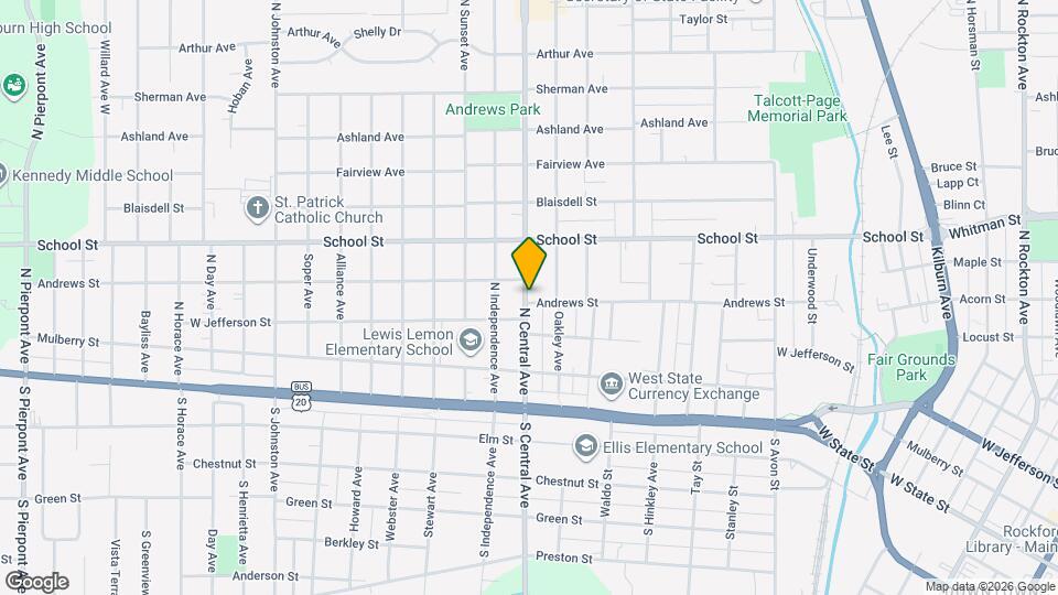 403 N Central Ave Map and Location Details