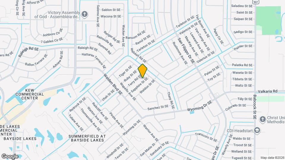 1171 Sapphire St SE Map and Location Details