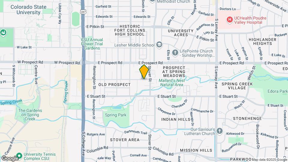 619-621 Parker St Map and Location Details