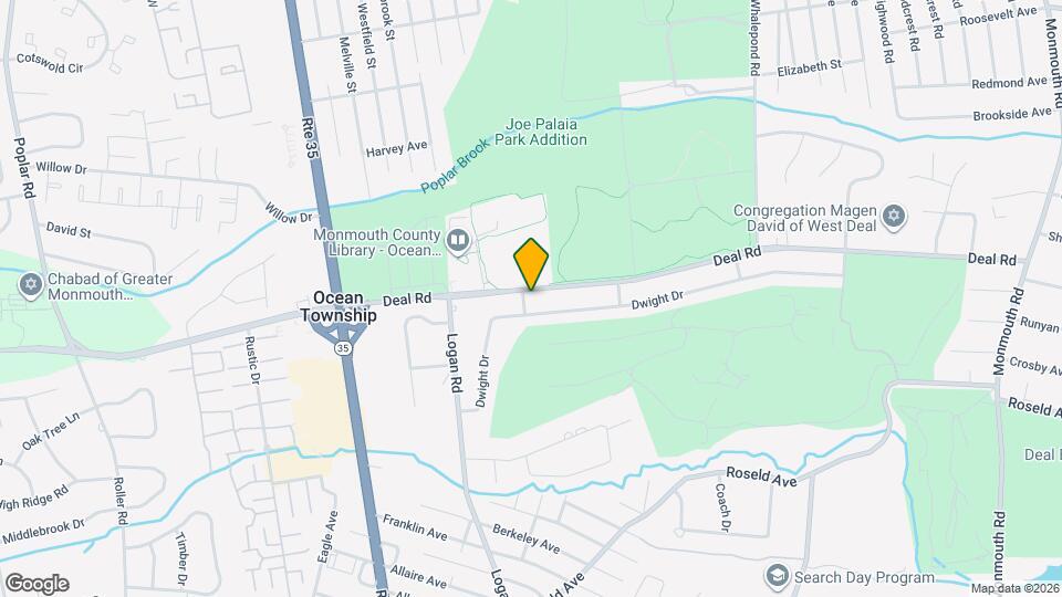 612 Deal Rd Map and Location Details