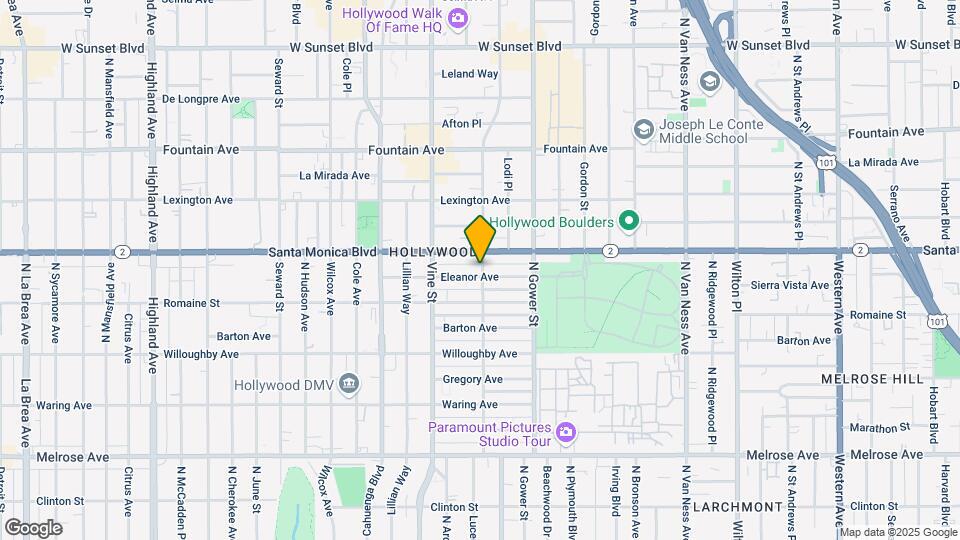 1055 El Centro Ave Map and Location Details