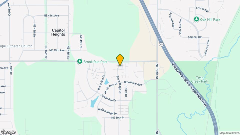 3701 Brook Ridge Ct Map and Location Details