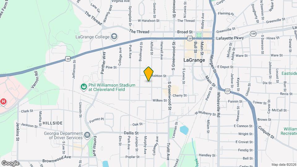 410 Alford St Map and Location Details