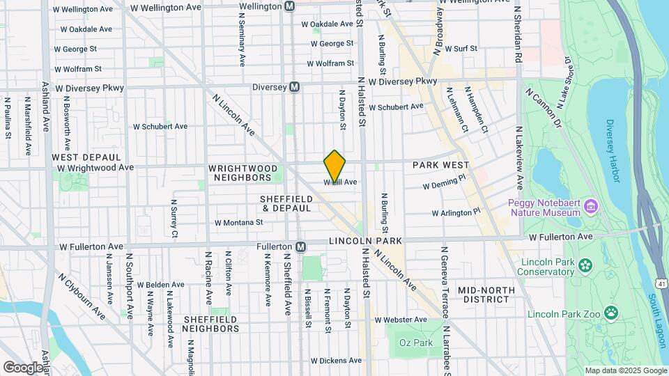 847 W Lill Ave, Unit 849-M Map and Location Details
