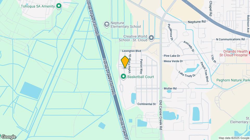 1921 Kettle Creek Dr Map and Location Details