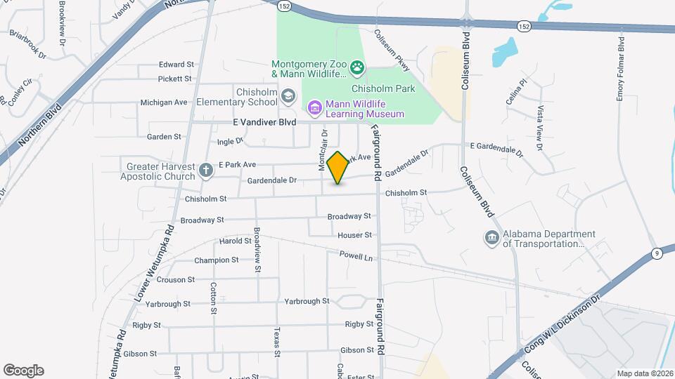 417 Chisholm St Map and Location Details