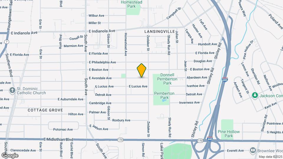 859 E Avondale Ave Map and Location Details