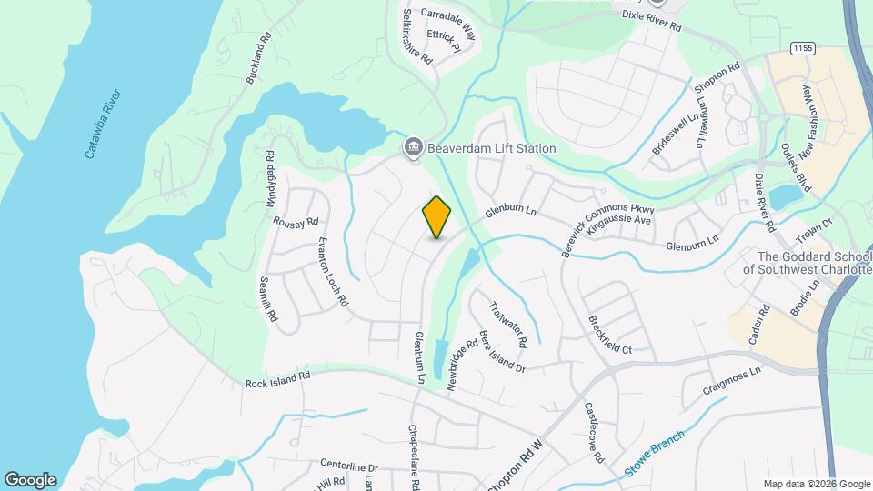 10102 Glenburn Ln Map and Location Details