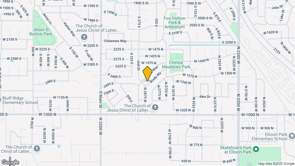 2852 Brady Way Map and Location Details