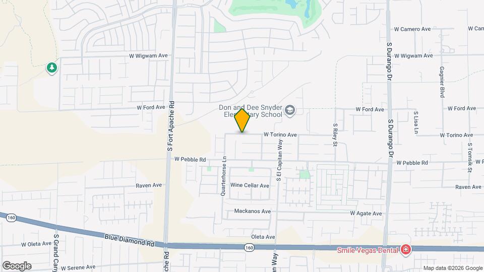 9137 W Torino Ave Map and Location Details