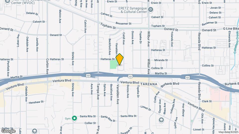 5700 Vanalden Ave, Unit A Map and Location Details